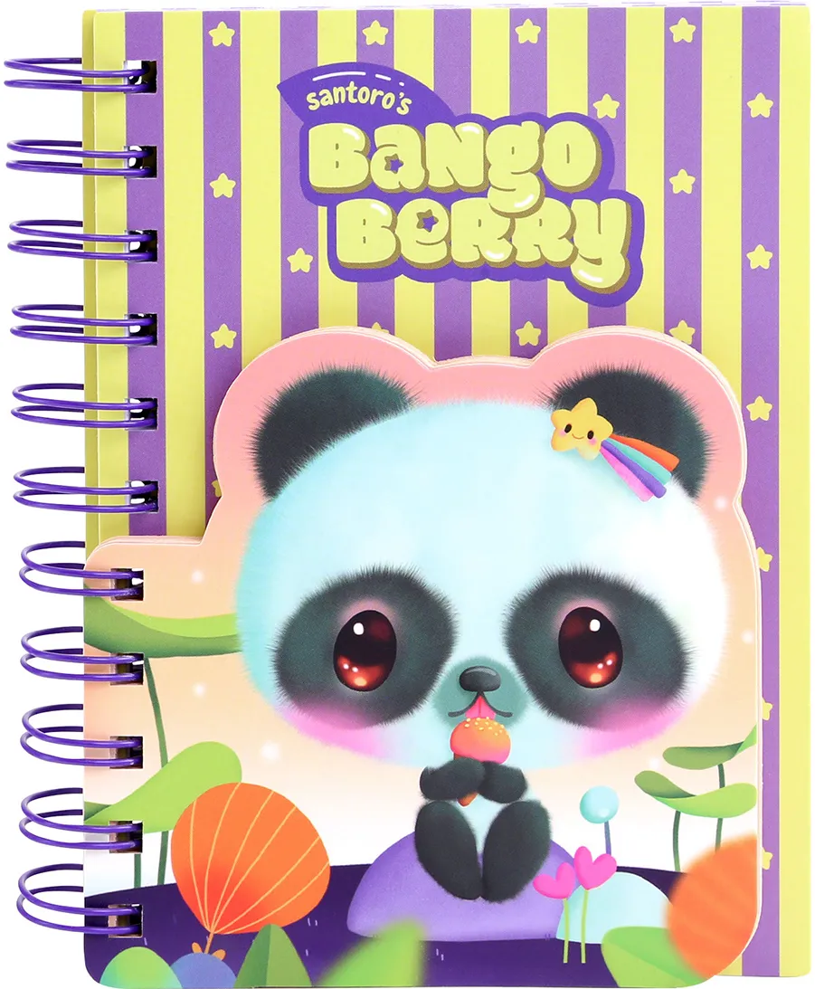 Notes A6 cu spira Bangoberry Pally Panda, 280 pagini