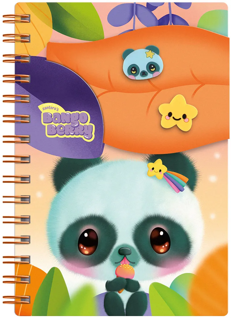 Notes Bangoberry Pally Panda, 15x20x1 cm