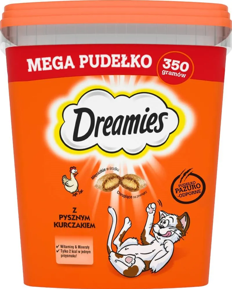 DREAMIES Mixed Flavours with Chicken and Cheese - cat treat - 350g