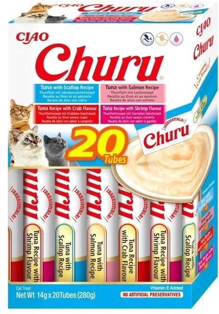 INABA Ciao Churu Box Tuna Mix - cat treats - 20 x 14g