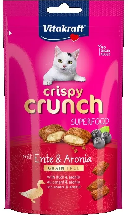 VITAKRAFT Crispy Crunch Duck with chokeberry - cat treats - 60g