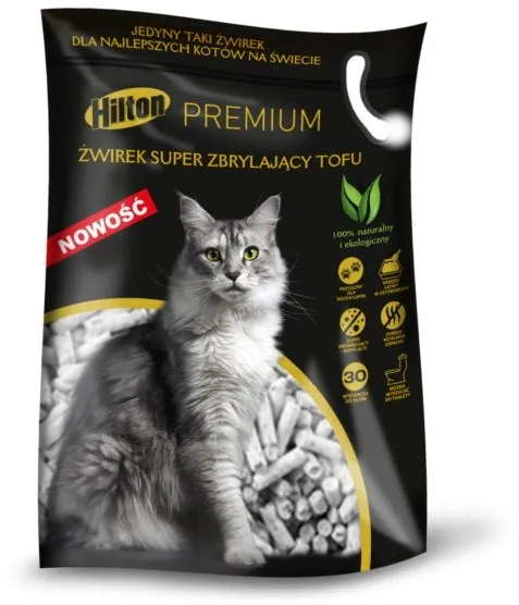 HILTON Tofu Super Clumping Cat Litter - 2.5 kg