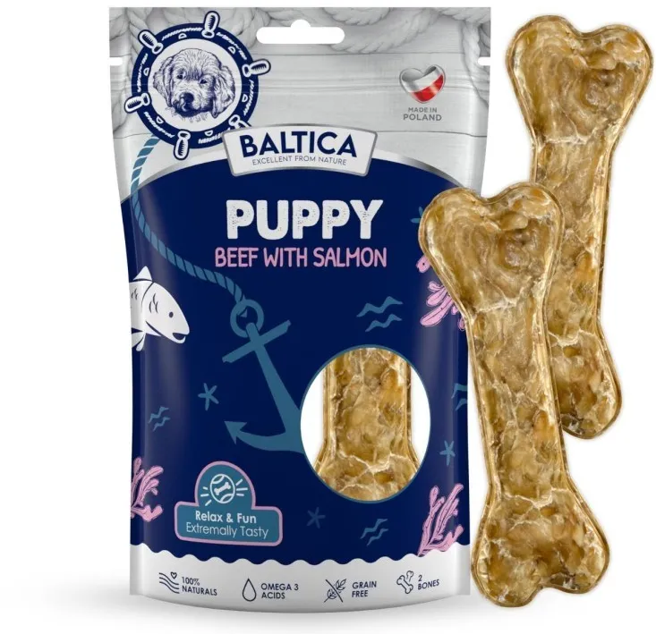 BALTICA Puppy Beef with salmon - dog chew - 2
