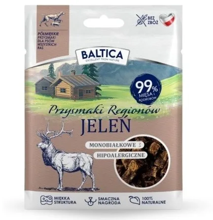BALTICA Przysmaki regionów Monoprotein Deer - dog treat - 30g