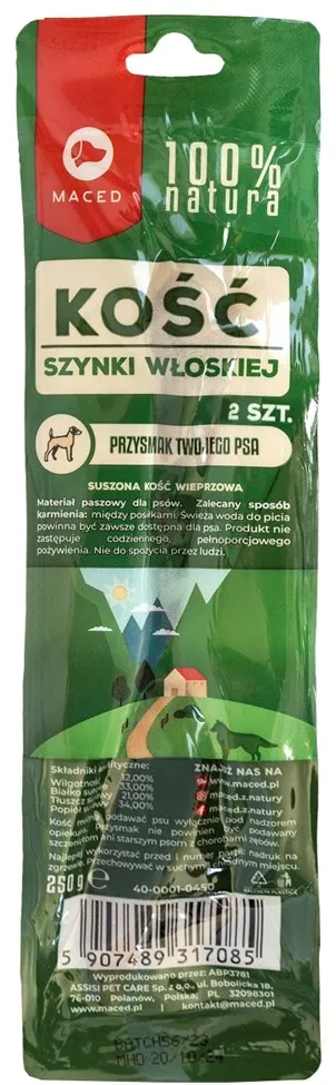 MACED Parma ham bone - dog chew - 500g