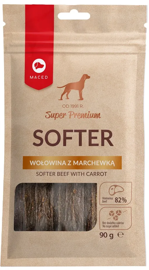 MACED Softer Beef with carrot - Dog treat - 100g