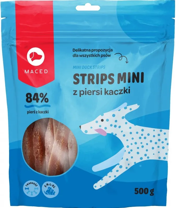 MACED Mini ducks strips - Dog treat - 500g