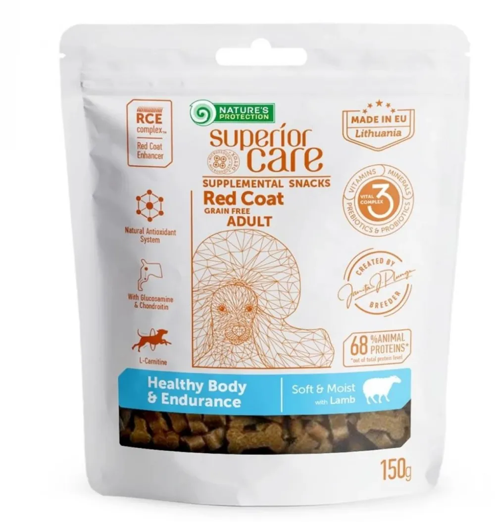 NATURE'S PROTECTION Healthy body & Endurance Lamb - dog treat - 150g