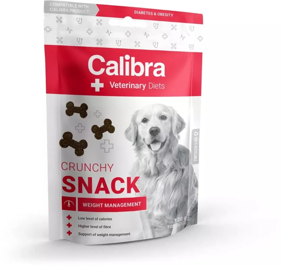 CALIBRA VD Dog crunchy snack weight management - dog treat - 120g