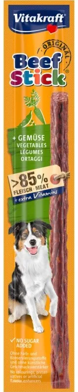 VITAKRAFT Beef Stick Vegetables - dog treat - 12g