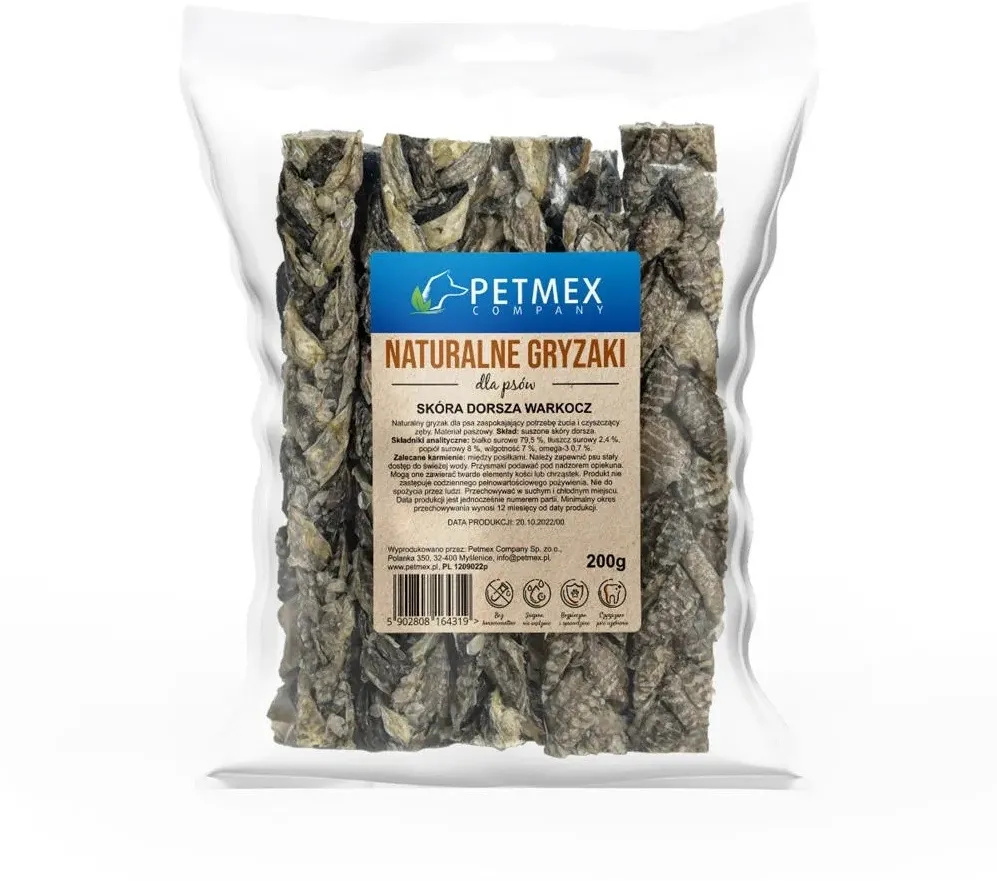 PETMEX Cod skin - dog treat - 200g