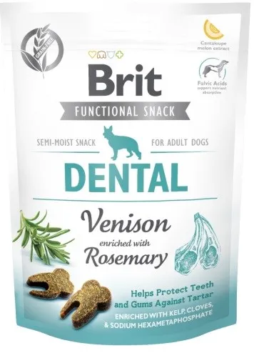 BRIT Functional Snack Dental Venison - Dog treat - 150g