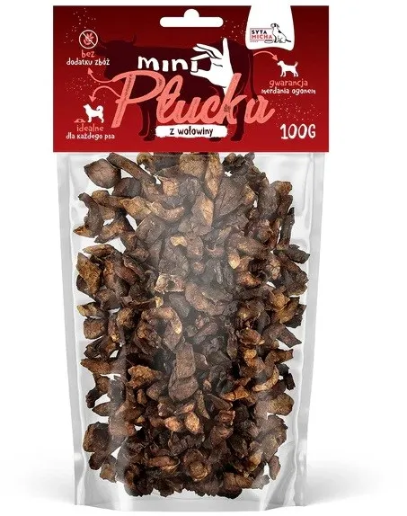 SYTA MICHA Mini beef lungs - dog treat - 100g