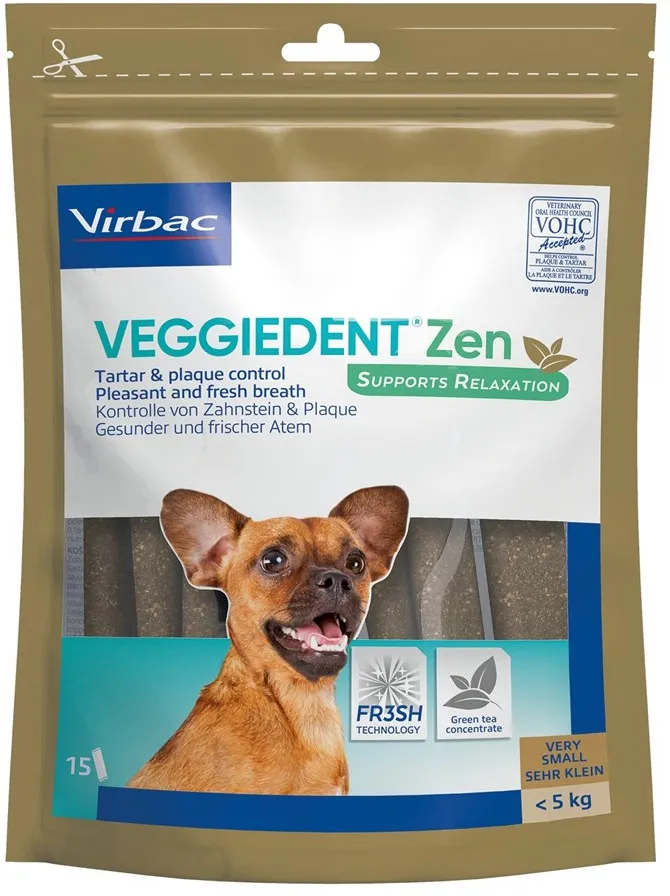 VIRBAC Veggiedent Zen XS -dog treat - 114g