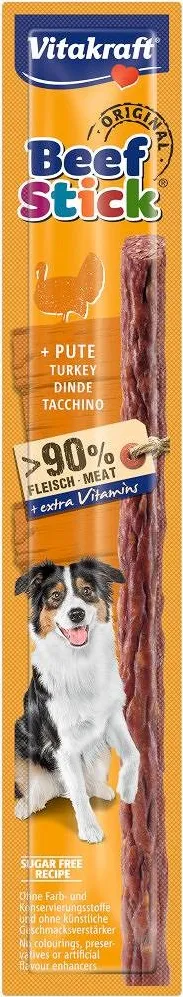 VITAKRAFT Beef Stick with turkey - dog treat - 12 g