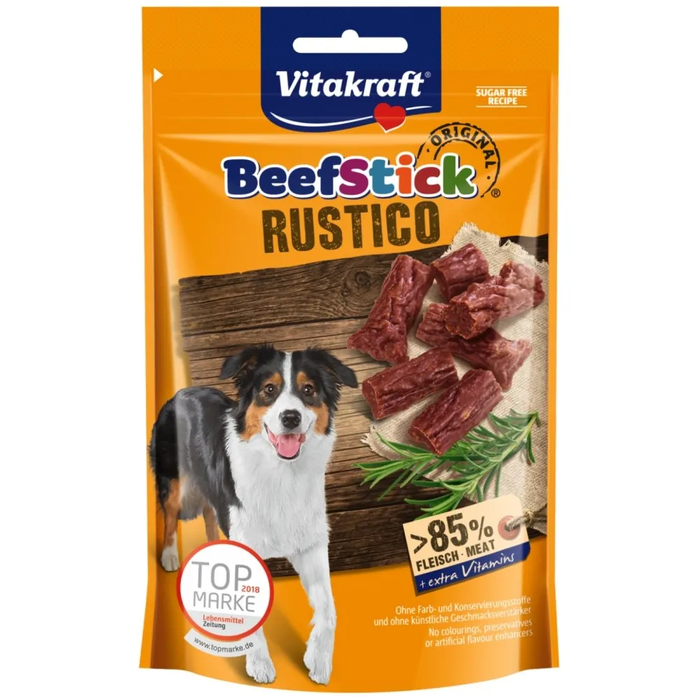VITAKRAFT Beef Stick Rustico - dog treat - 55 g