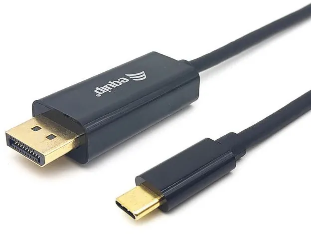 Equip Adapter USB-C->DisplayPort    St/St 4K/ 60Hz 3.00m PVC