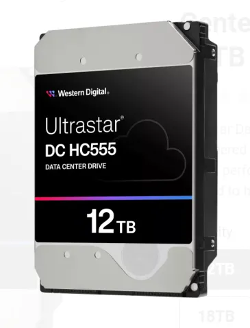 Western Digital Ultrastar DC HC555 Internal (0B48720) HD 12TB 3 5" Western Digital5" Western Digital 5"
