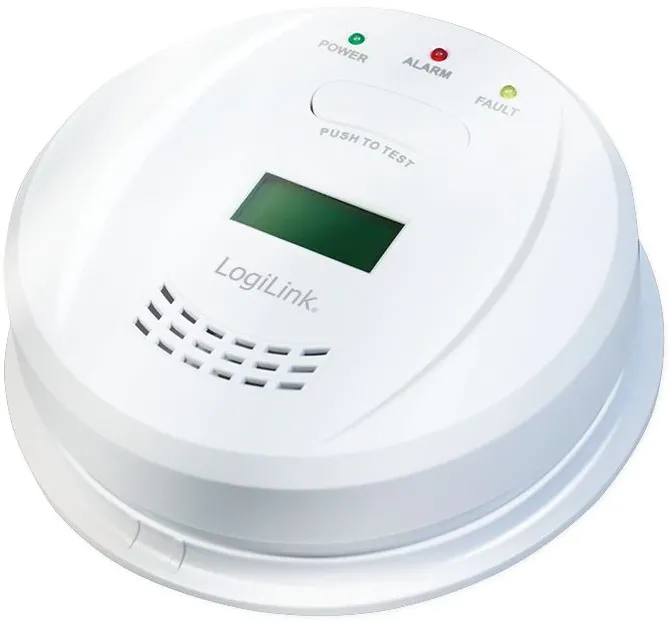 Logilink Kohlenmonoxidmelder mit LCD