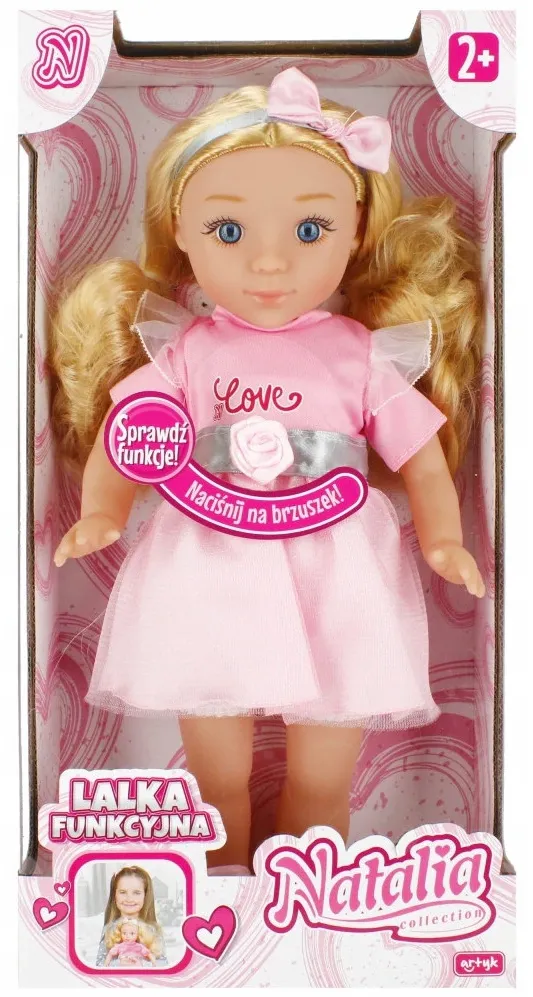 Jucarie Educationala Artyk Functional Natalia doll 36 cm
