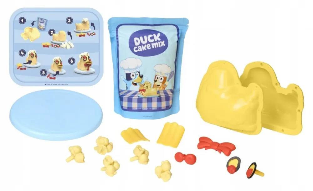 Little Tikes Plastic mass Creative Chefs Bluey Duck Cake Mix