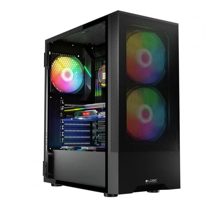 Computer cases Logic ARYA ARGB USB 3.0 Black