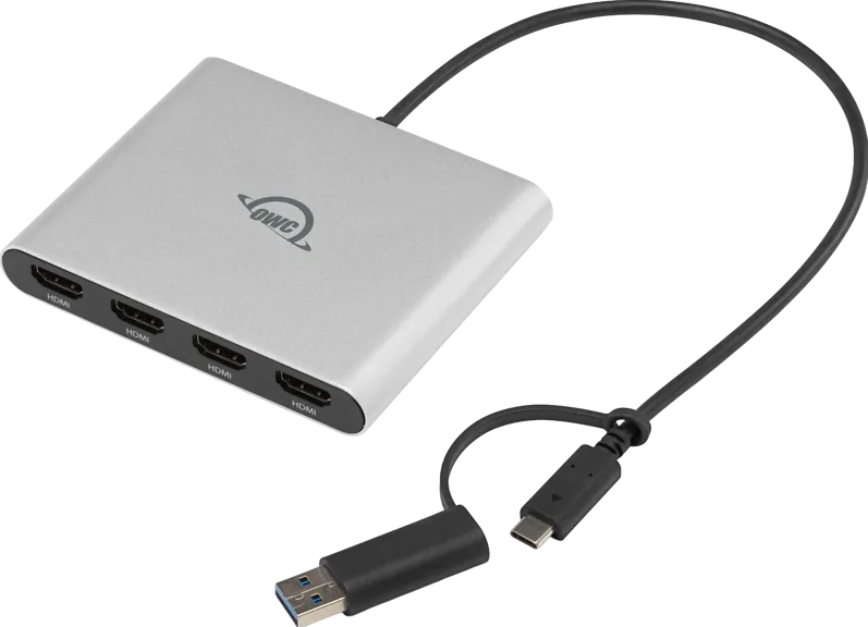 Adaptor OWC OWC USB-C Quad HDMI 4K Display Adapter with DisplayLink
