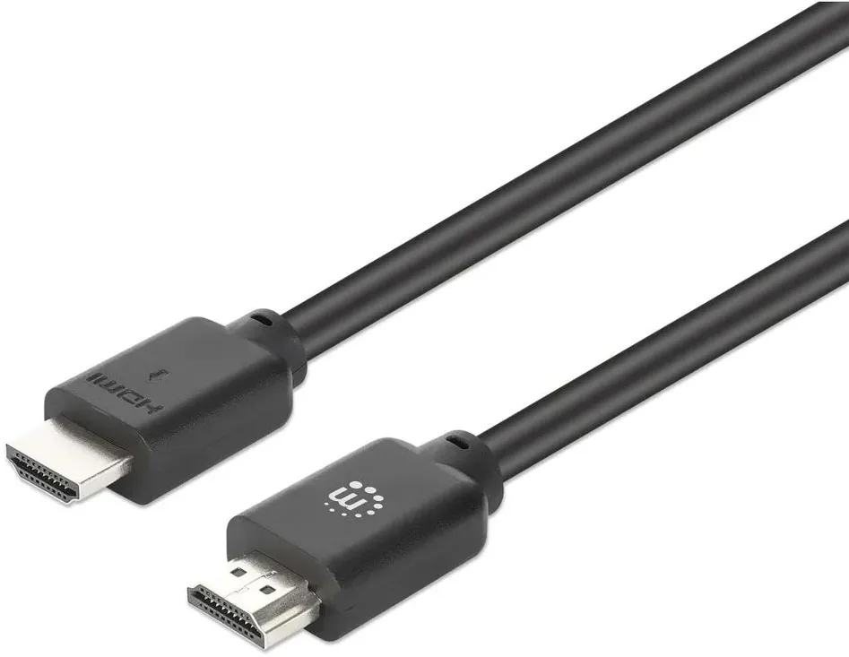 Manhattan 4K60 HDMI 2.0 Kabel 1,5 m 18 Gbit/s  schwarz