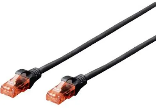 Cablu patch Digitus DK-1612-020/BL Cat6 U/UTP 2xRJ45 2 m negru