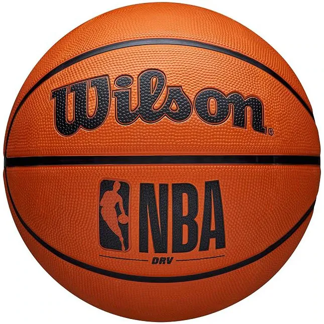 Minge baschet NBA DRV, Wilson, Marimea 7, Portocaliu/Negru