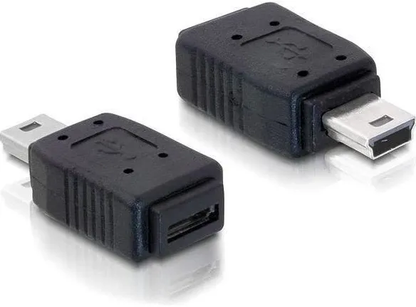 DELOCK USB Adapter mini B -> micro A+B St/Bu