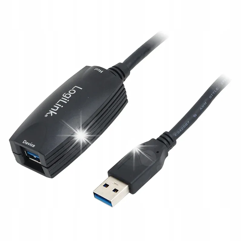 Accesoriu Retea Logilink Cablu repetor USB 3.0, M/T, 5m, "UA0127"