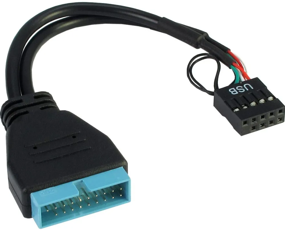 Inter-Tech Adapter USB USB 3.0 auf USB 2.0 9Pin
