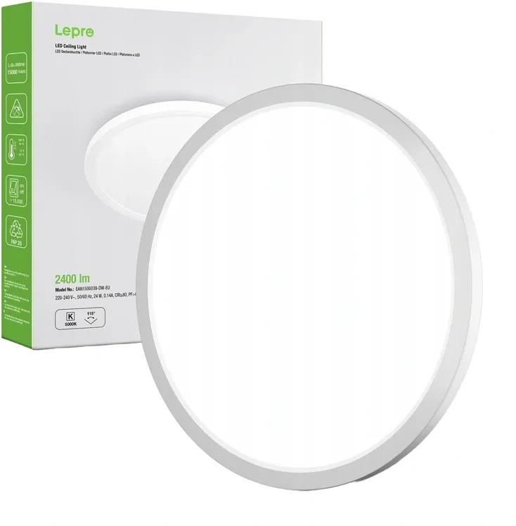 LEPRO 1500039-DW-EU 24 W, 2400 lm, plafonieră