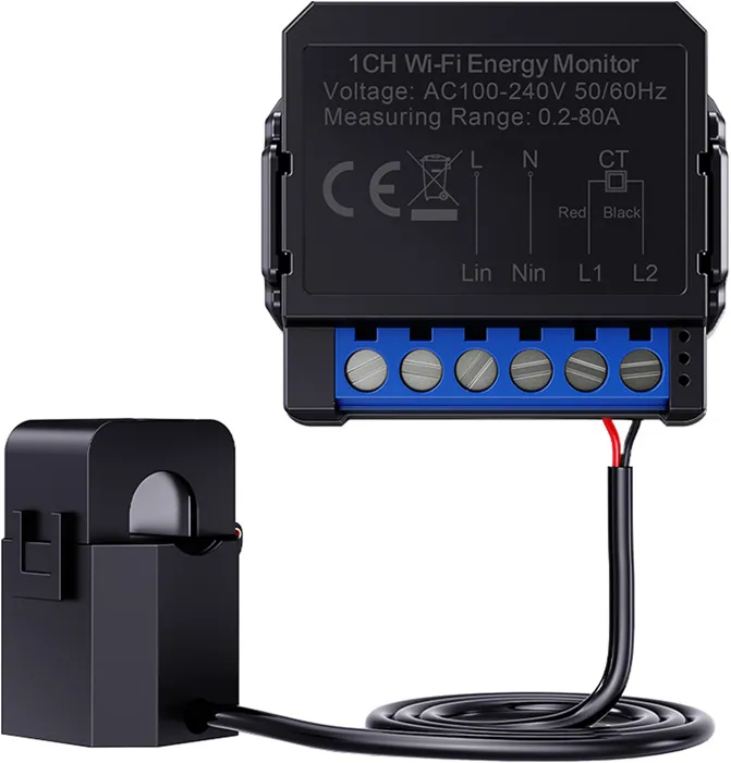 Contor de energie inteligent bi-direcțional ZigBee Avatto ZWPM16-1