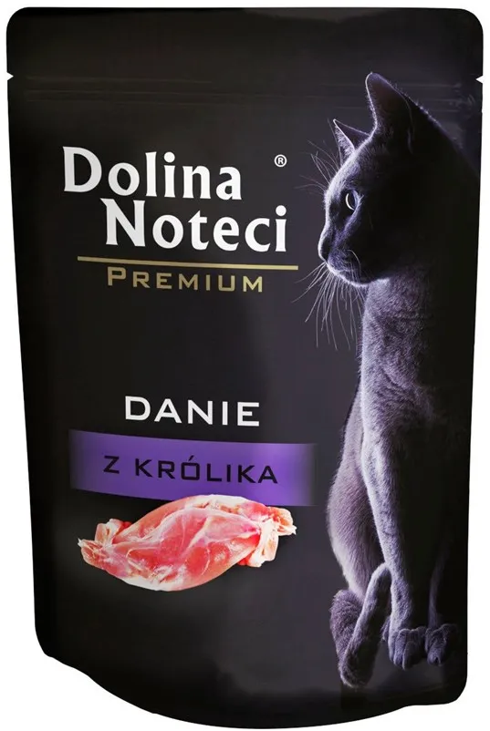 Dolina Noteci Rabbit dish for cats 85g