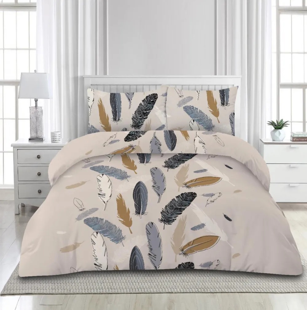 Lenjerie de pat microfibra KS, Feather