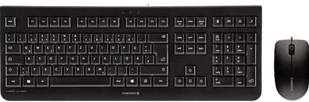 Kit Periferice Cherry Set tastatura si mouse, Cherry, Negru