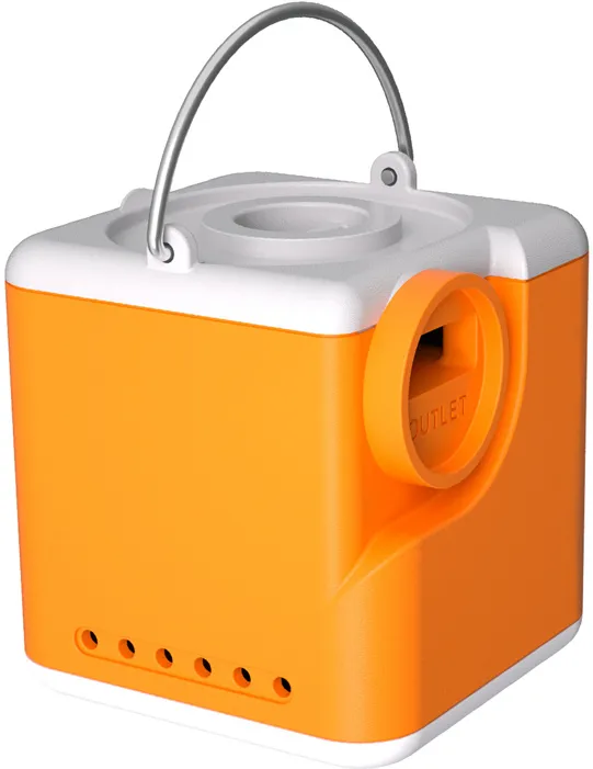 Pompă portabilă Flextail Nano Pump 5C1 (portocaliu)