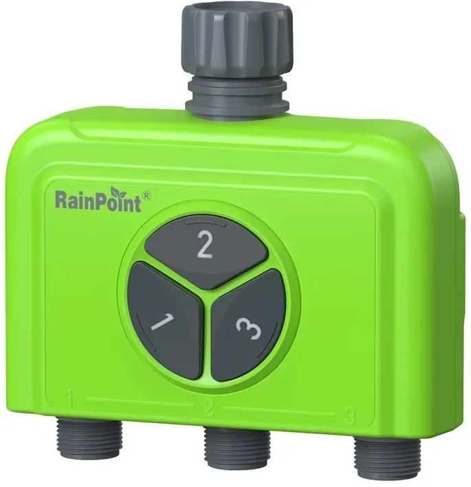 Controler de irigare RainPoint cu 3 zone și conexiune WiFi