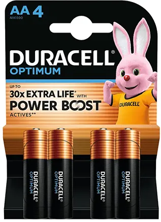 Optimum AA LR6 batteries blister 4 pieces