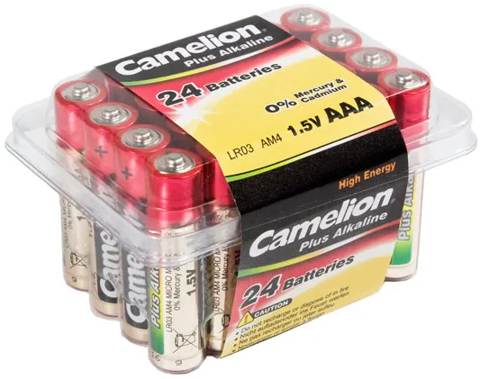 Camelion Plus Alkaline LR03-PB24, AAA 24pcs-box