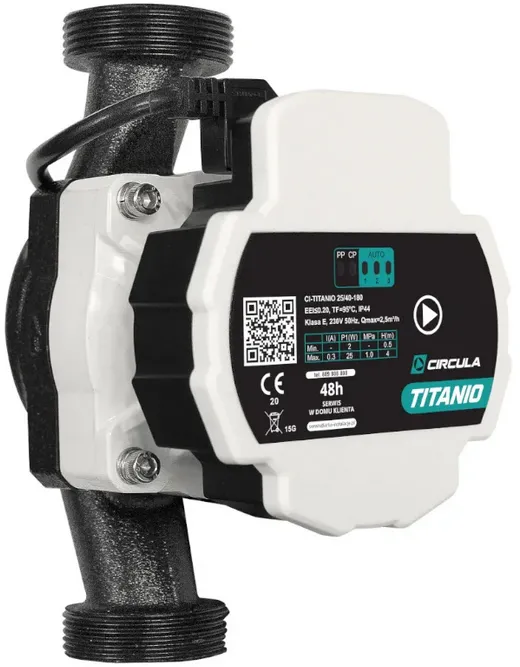 Water pump Titanio 25/80 130mm