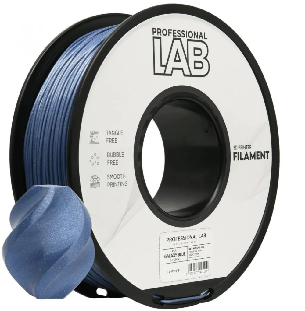 PROF. LAB 3D FILAMENT 1KG PLA GALAXY BLU