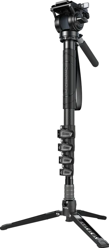 SmallRig 6625 Carbon Fiber Monopod (5 sections) with Videohead
