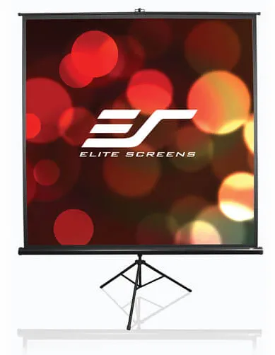 Ecran proiectie portabil, cu trepied, 244 x 244 cm, EliteScreens Tripod T136UWS1, format 1:1