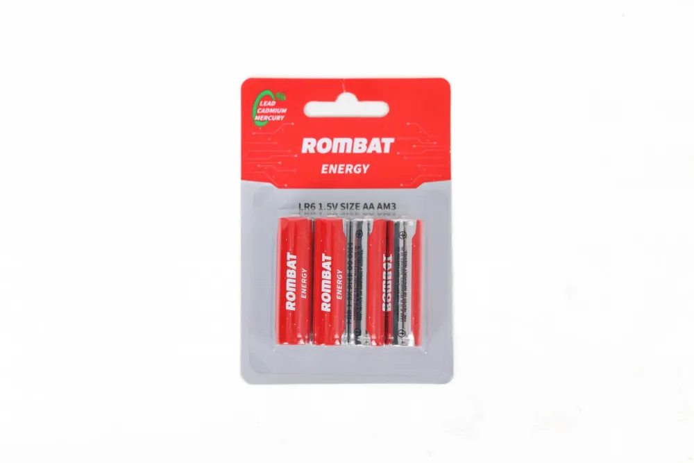BATERII ROMBAT AA LR6 12 BLISTEREx4BUC