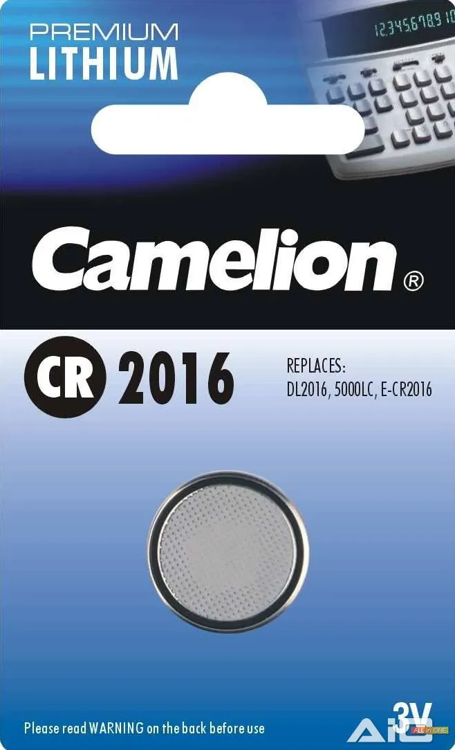 Camelion Lithium Button celles 3V (CR2016), 1-pack