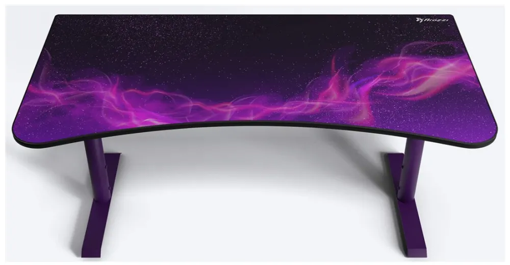 Arozzi Arena Gaming Desk - Deep Purple - Galaxy