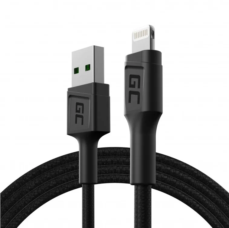 Cablu date Green Cell GC USB-A la Lightning 120 cm